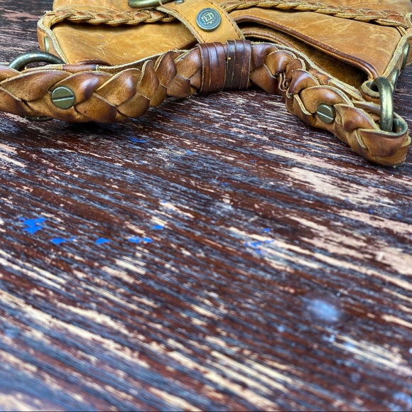 Cole Haan G Series Leather Saddlebag Handbag - Picture 6 of 12